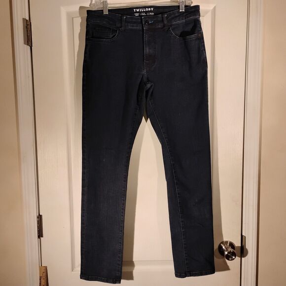 Twillory jeans mens 32x32 blue denim tailored fit performance stretch straight - Picture 9 of 11